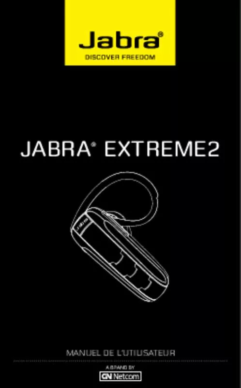 Mode d'emploi JABRA EXTREME 2