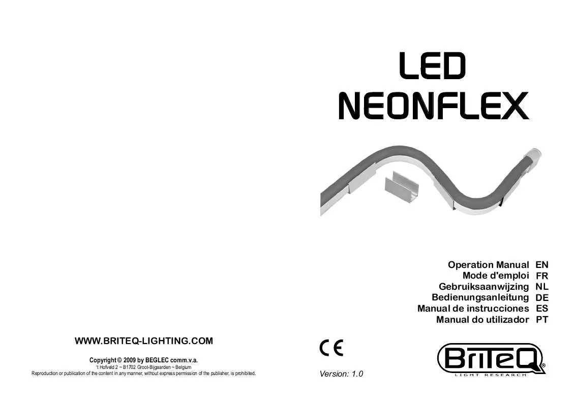 Mode d'emploi JBSYSTEMS LIGHT LED NEON FLEX