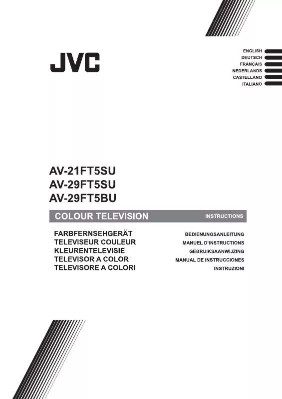 Mode d'emploi JVC AV-21FT5SU