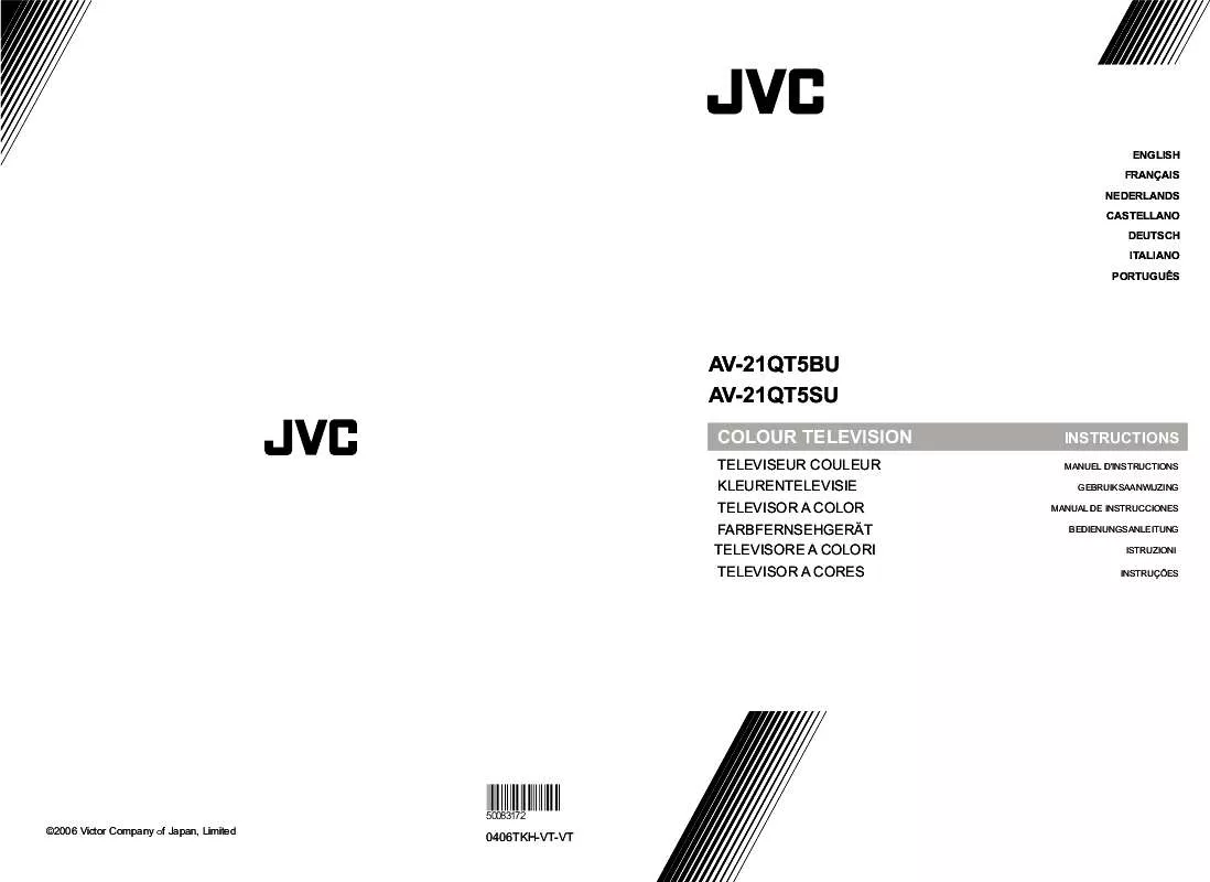 Mode d'emploi JVC AV-21QT5BU