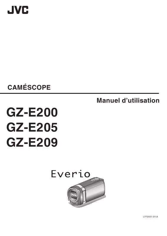 Mode d'emploi JVC GZ-E205