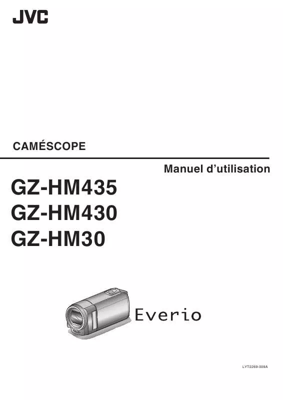Mode d'emploi JVC GZ-HM435