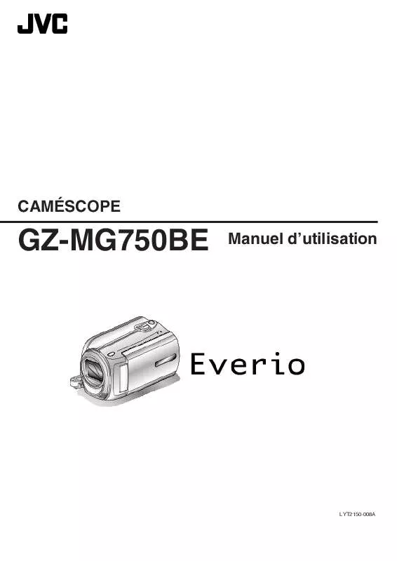 Mode d'emploi JVC GZ-MG750BEU