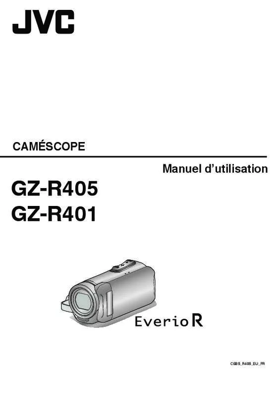 Mode d'emploi JVC GZ-R405
