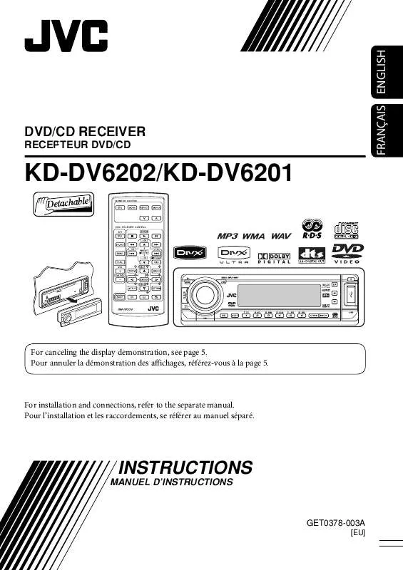 Mode d'emploi JVC KD-DV6202