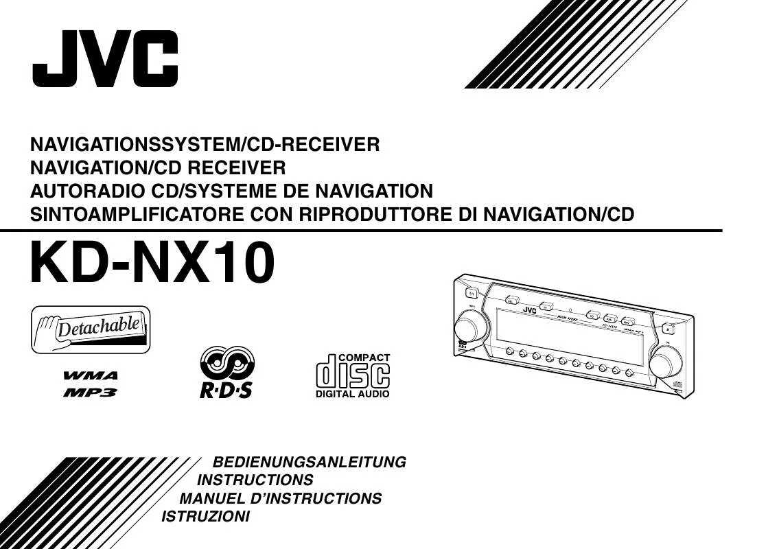Mode d'emploi JVC KD-NX10