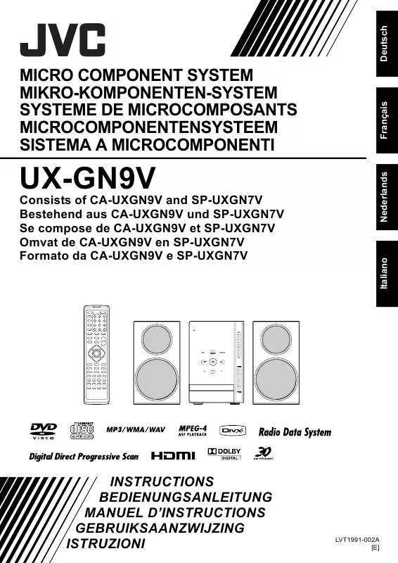 Mode d'emploi JVC UX-GN9V