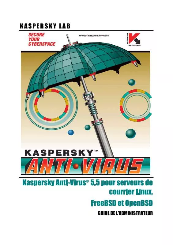 Mode d'emploi KAPERSKY ANTI-VIRUS 5.5