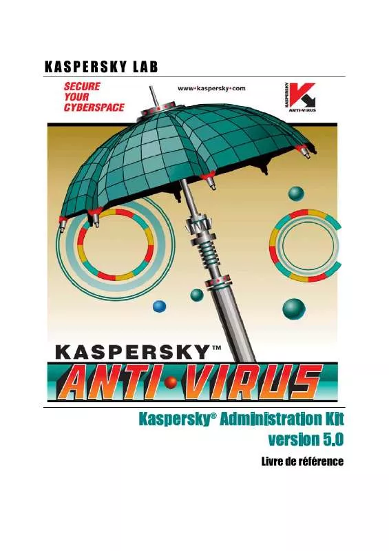 Mode d'emploi KASPERSKY LAB ADMINISTRATION KIT V5.0