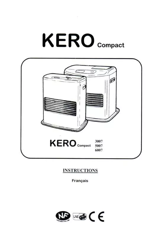 Mode d'emploi KERO COMPACT 6007