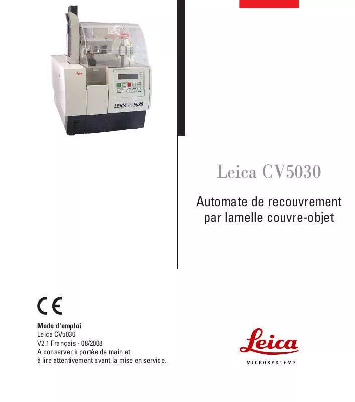 Mode d'emploi LEICA CV5030