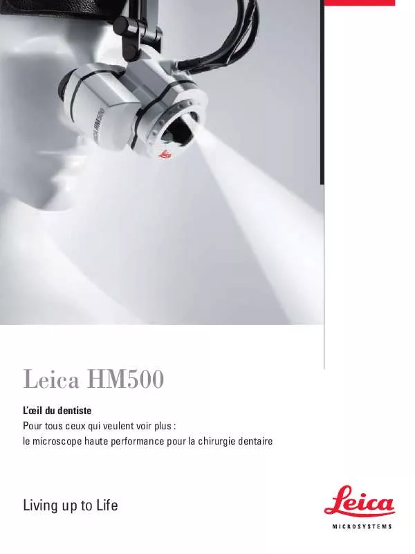 Mode d'emploi LEICA HM500