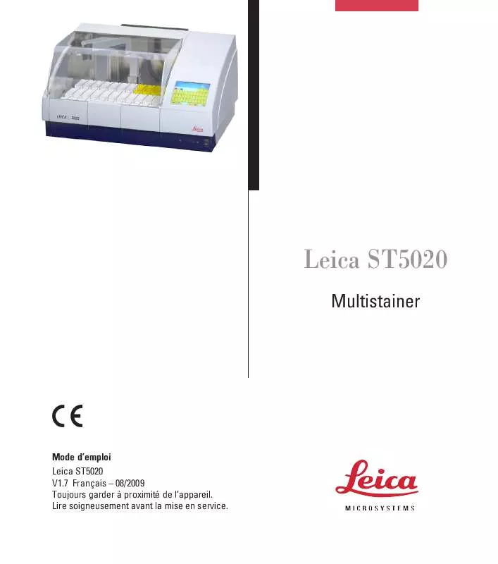 Mode d'emploi LEICA ST5020