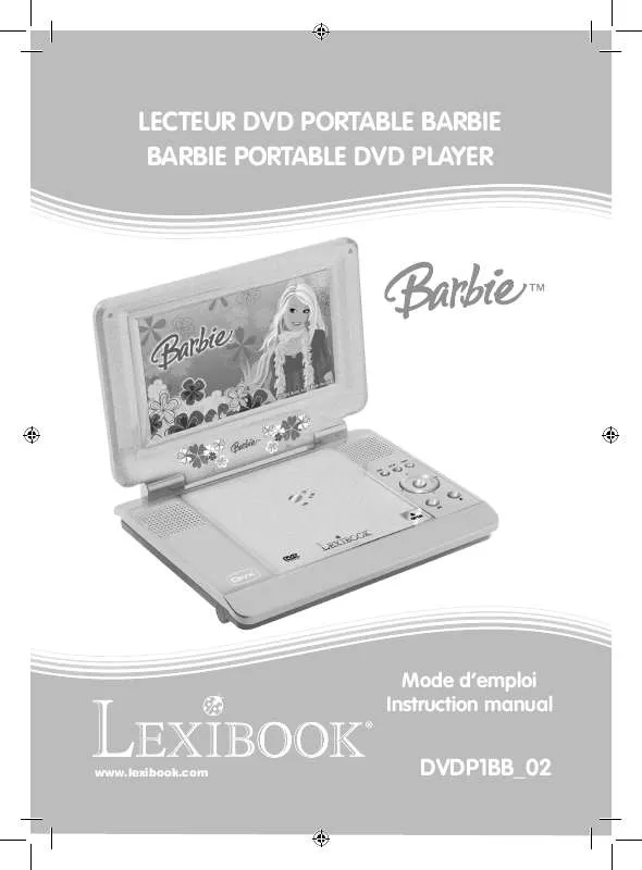 Mode d'emploi LEXIBOOK DVDP1BB-02