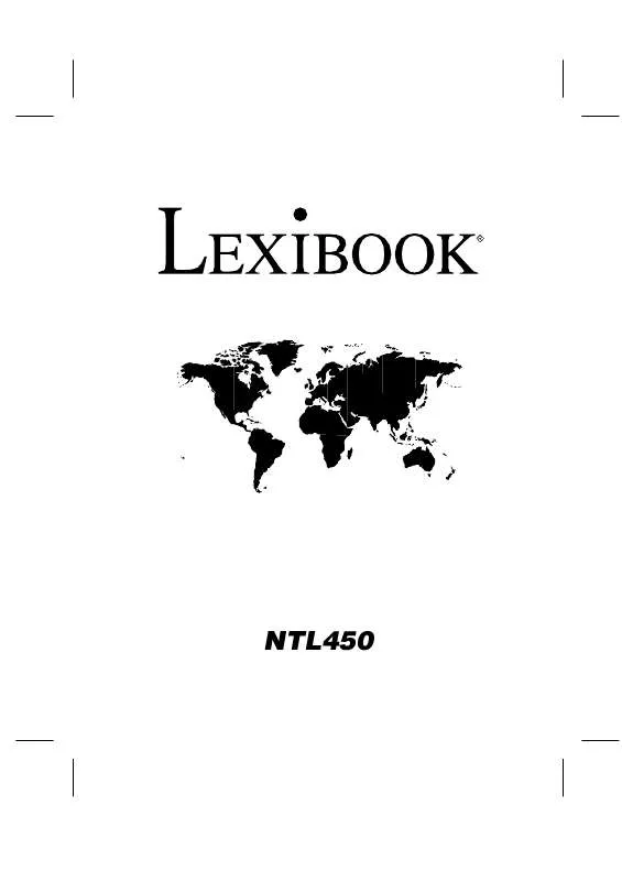 Mode d'emploi LEXIBOOK NTL450