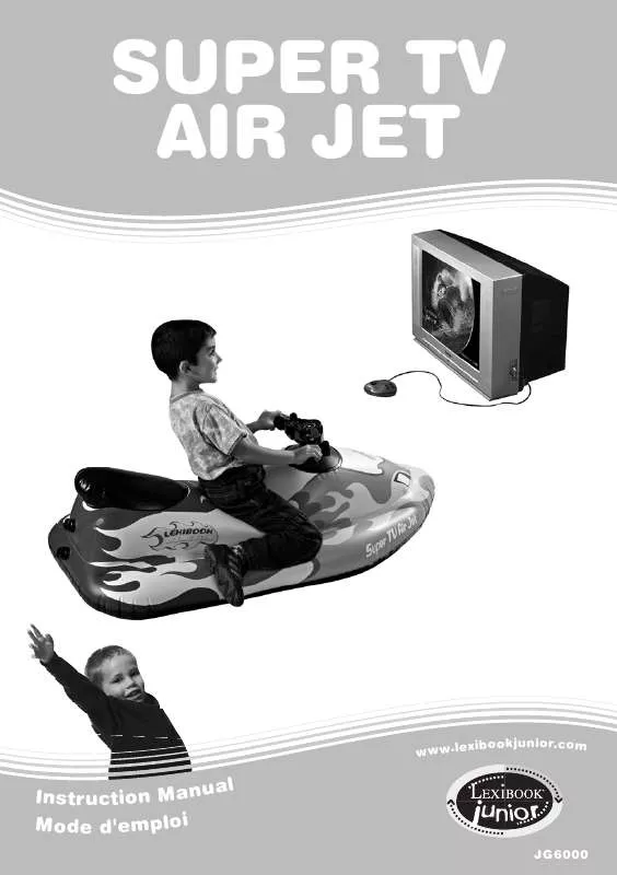 Mode d'emploi LEXIBOOK SUPER TV AIR JET