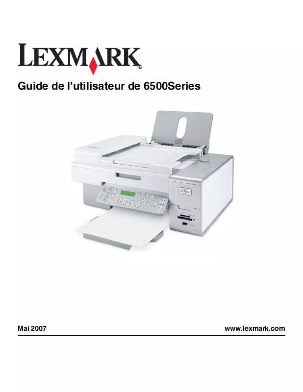 Mode d'emploi LEXMARK X6575