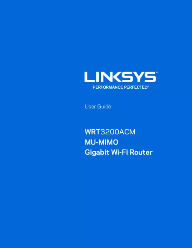 Mode d'emploi LINKSYS WRT3200ACM