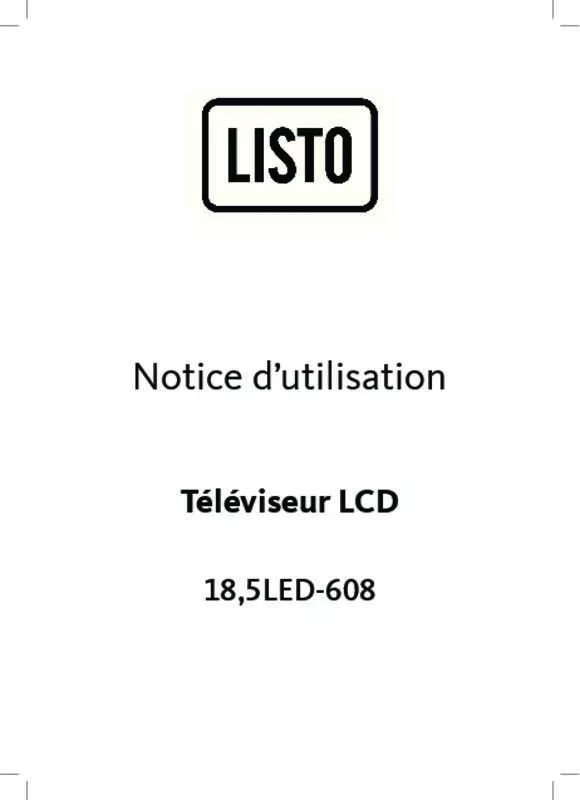 Mode d'emploi LISTO DLED-608