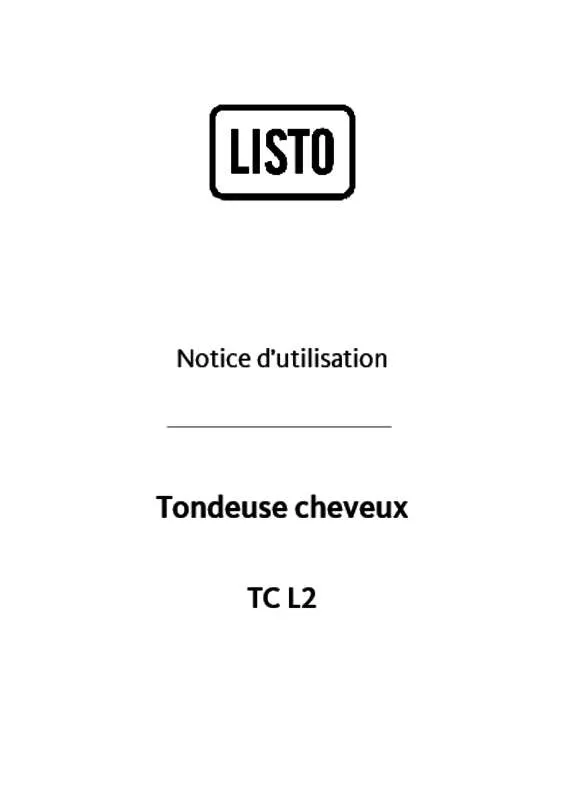 Mode d'emploi LISTO TC L2