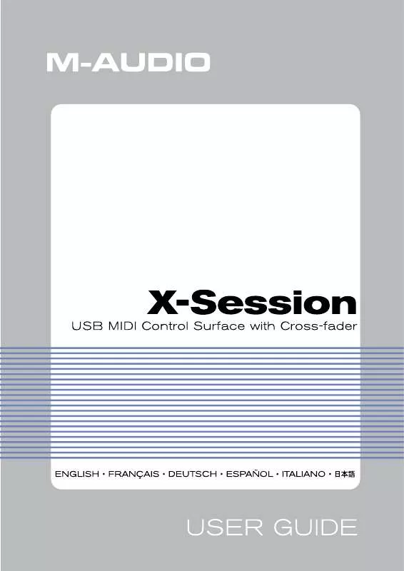 Mode d'emploi M-AUDIO X-SESSION UC-17