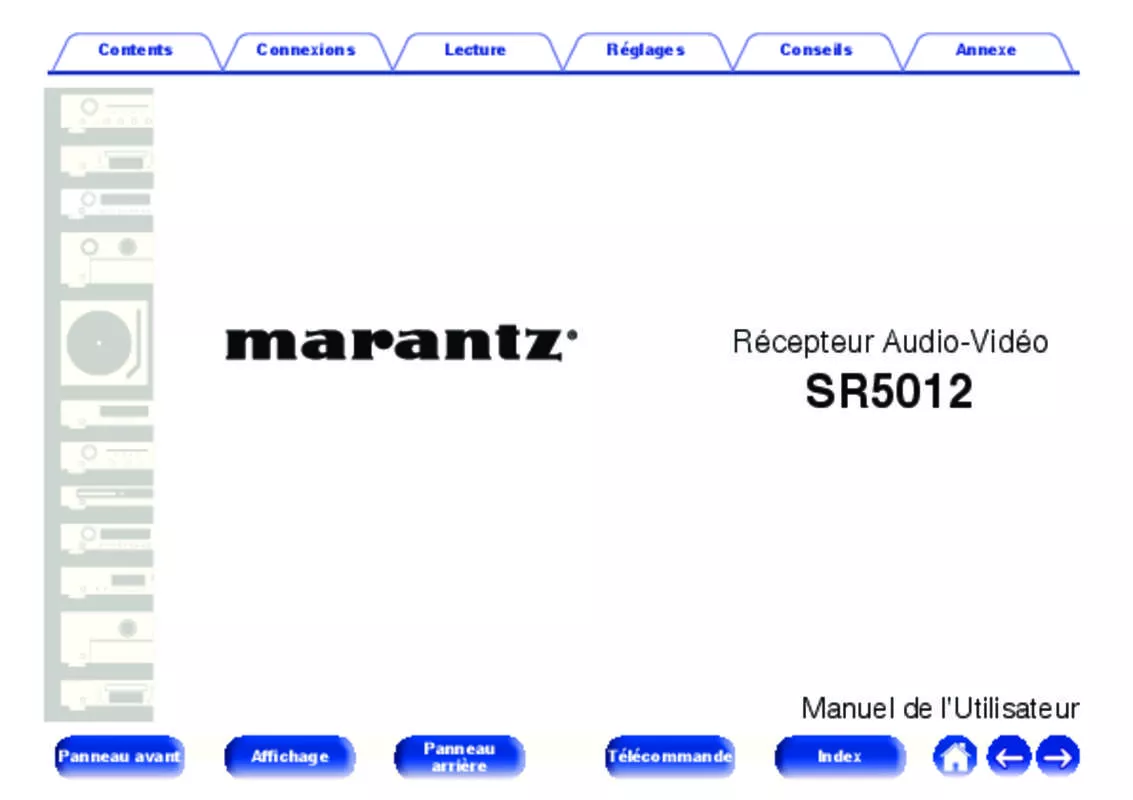 Mode d'emploi MARANTZ SR5012