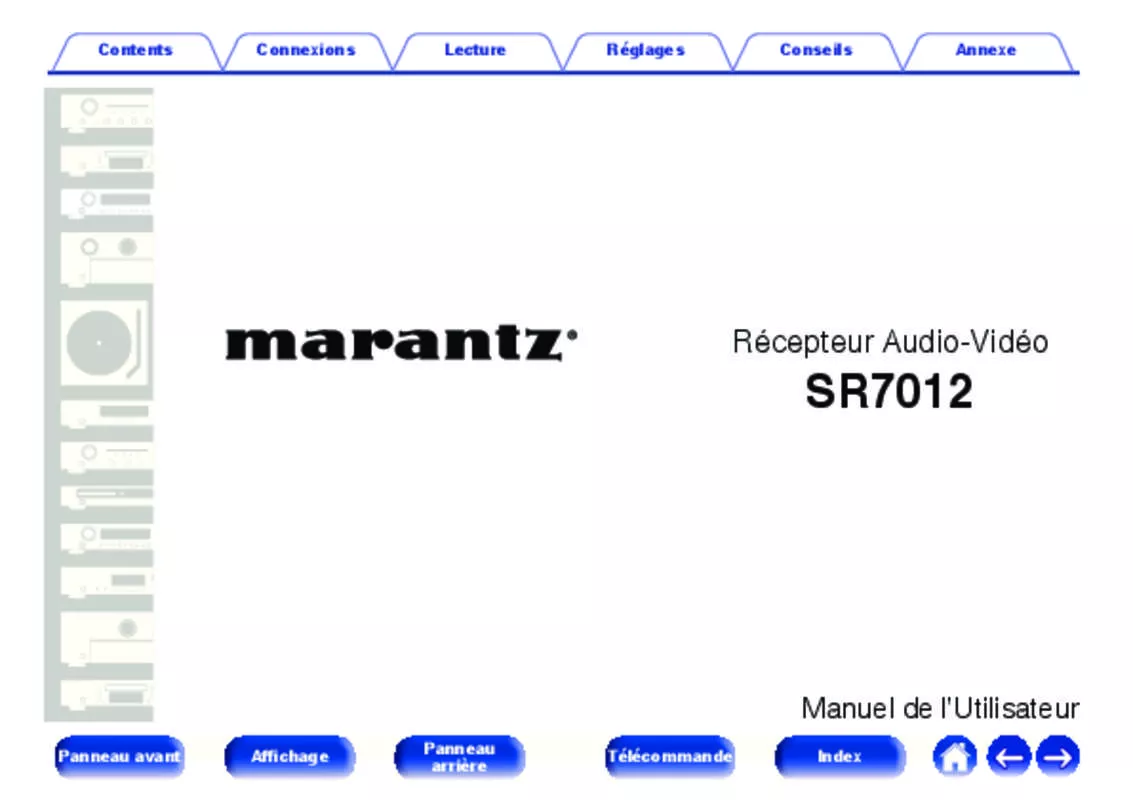 Mode d'emploi MARANTZ SR7012