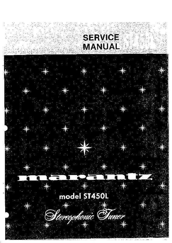 Mode d'emploi MARANTZ ST 450L