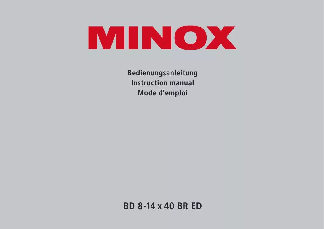 Mode d'emploi MINOX BD 8-14 X 40 BR ED