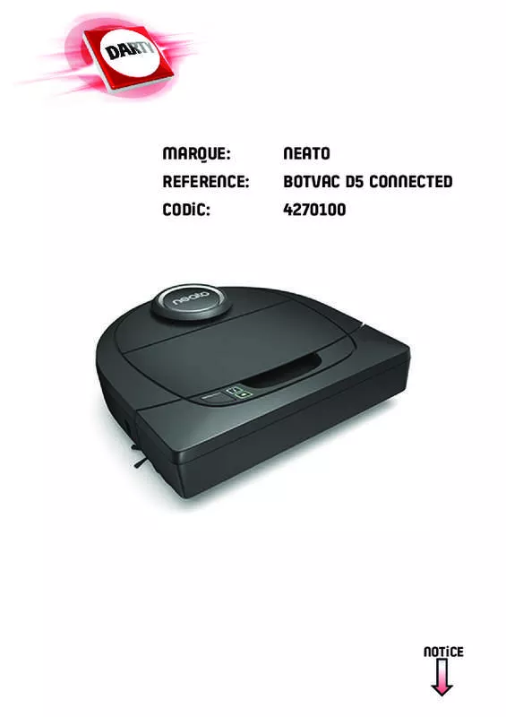Mode d'emploi NEATO D503 / BOTVAC D5 CONNECTE