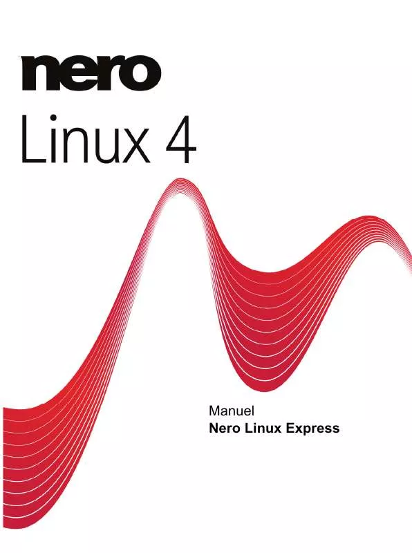 Mode d'emploi NERO LINUX EXPRESS 4
