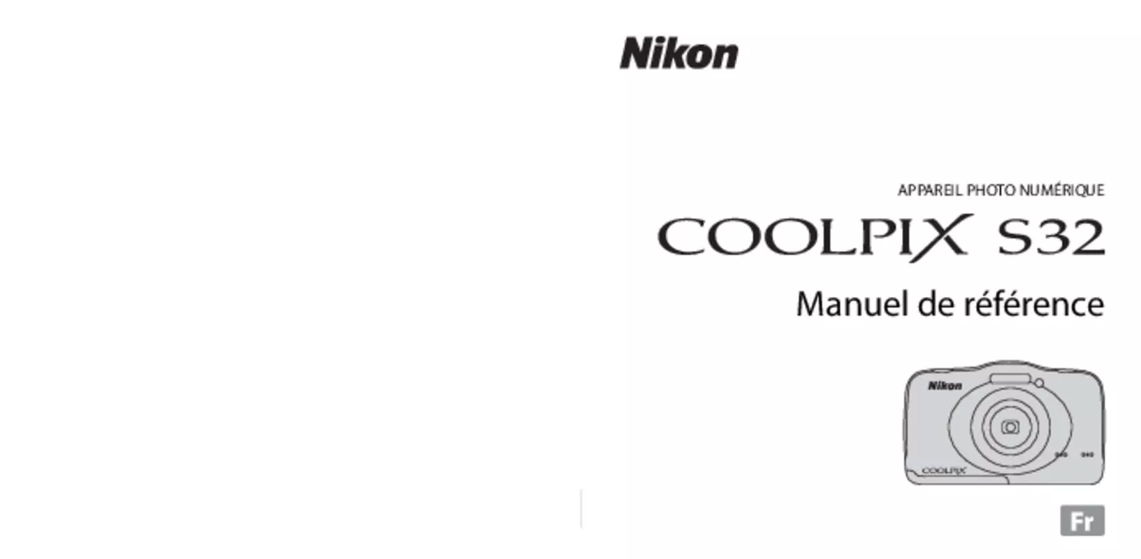Mode d'emploi NIKON COOLPIX S32