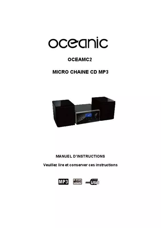 Mode d'emploi OCEANIC OCEAMC2