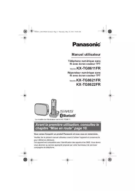 Mode d'emploi PANASONIC KX-TG8622FR