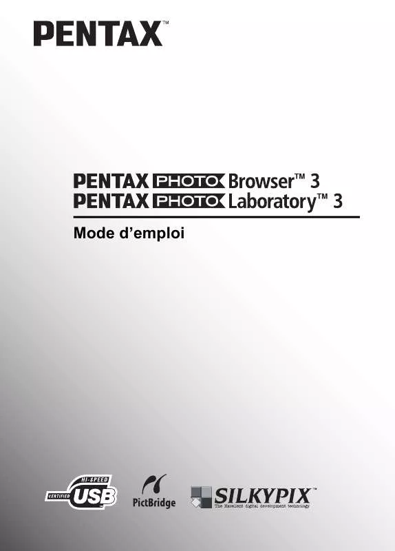 Mode d'emploi PENTAX K110D