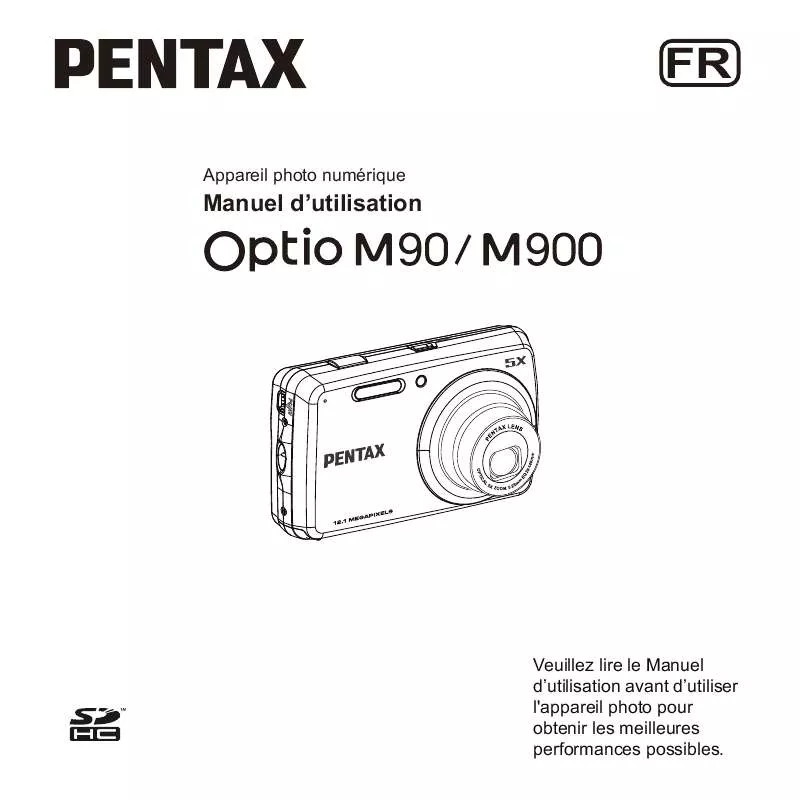 Mode d'emploi PENTAX OPTIO M90
