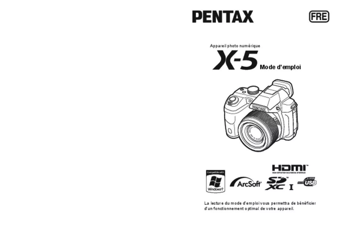 Mode d'emploi PENTAX X-5