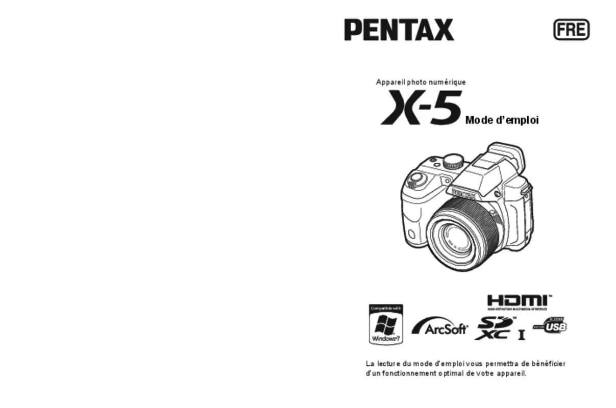 Mode d'emploi PENTAX X5