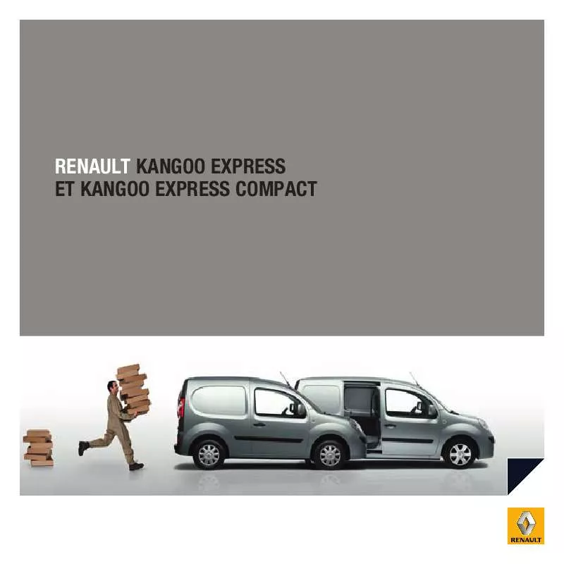 Mode d'emploi RENAULT KANGOO EXPRESS COMPACT