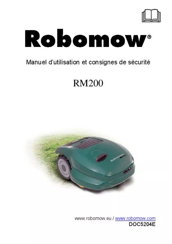 Mode d'emploi ROBOMOW RM-200