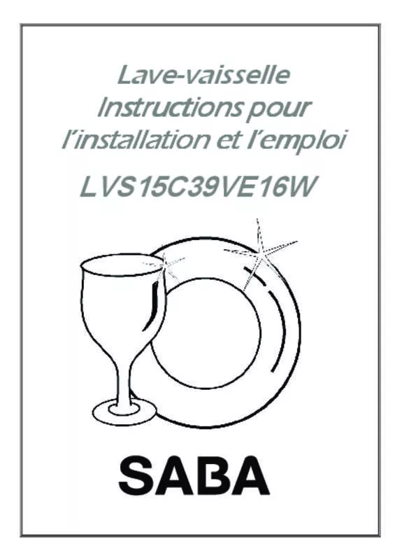 Mode d'emploi SABA LVS 15C39-18BK