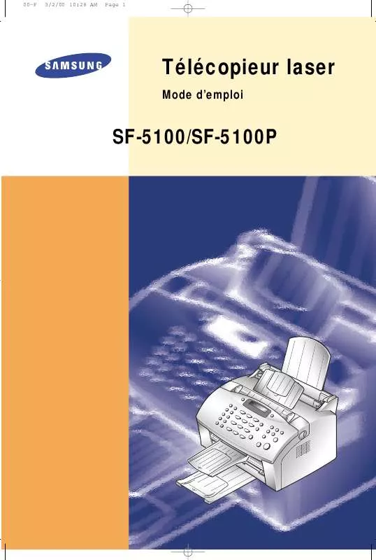 Mode d'emploi SAMSUNG LASER SF-5100