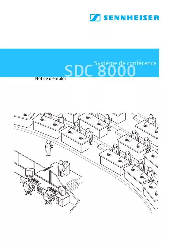 Mode d'emploi SENNHEISER SDC 8000 C