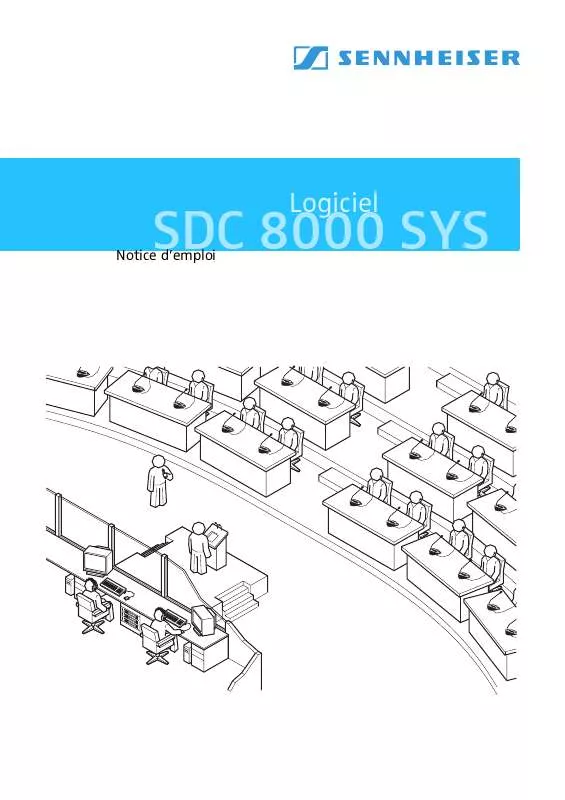 Mode d'emploi SENNHEISER SDC 8000 SYS