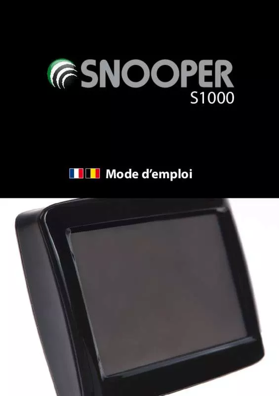 Mode d'emploi SNOOPER PL1000