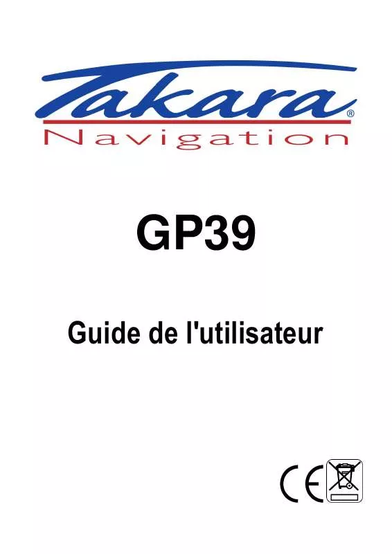Mode d'emploi TAKARA GP39