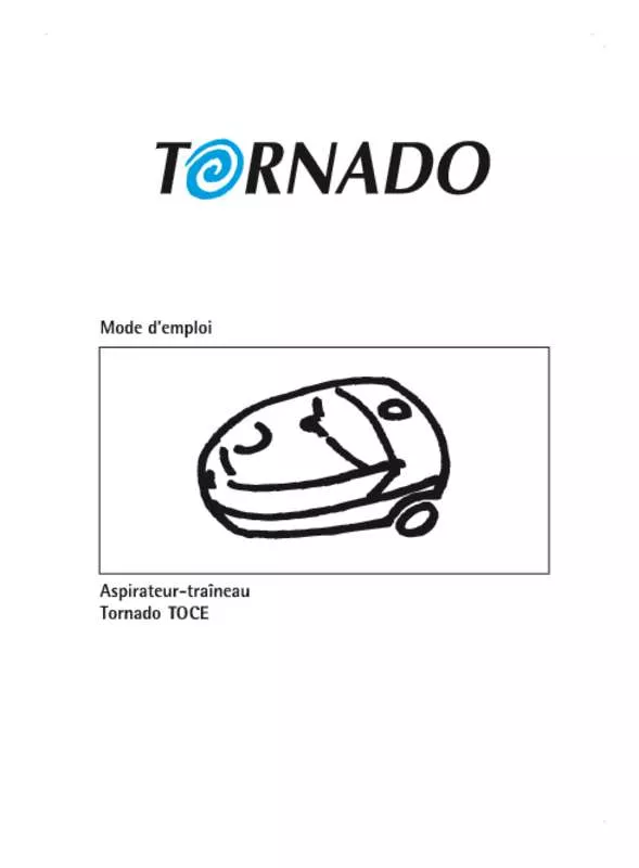 Mode d'emploi TORNADO TOCE 2105