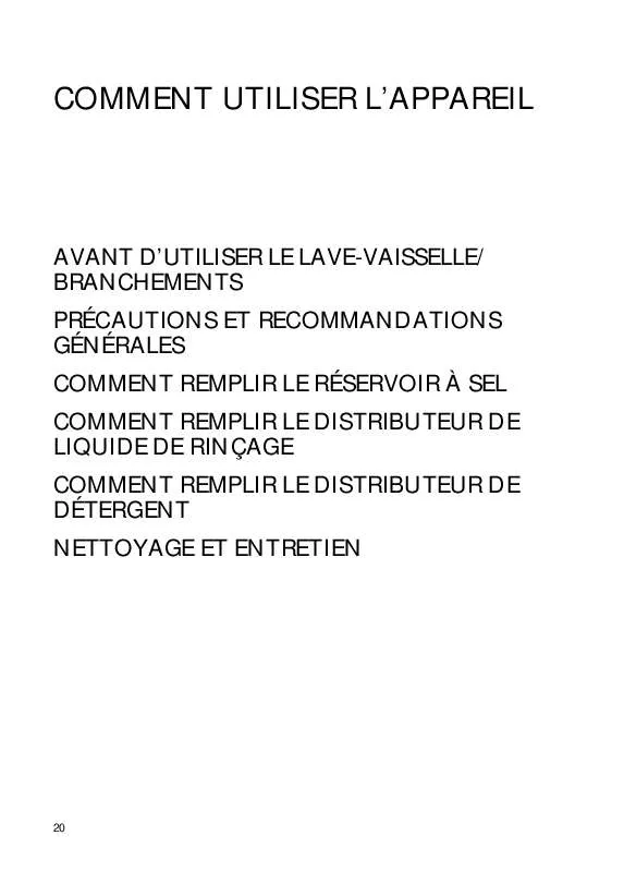 Mode d'emploi WHIRLPOOL ADP 4305 WH