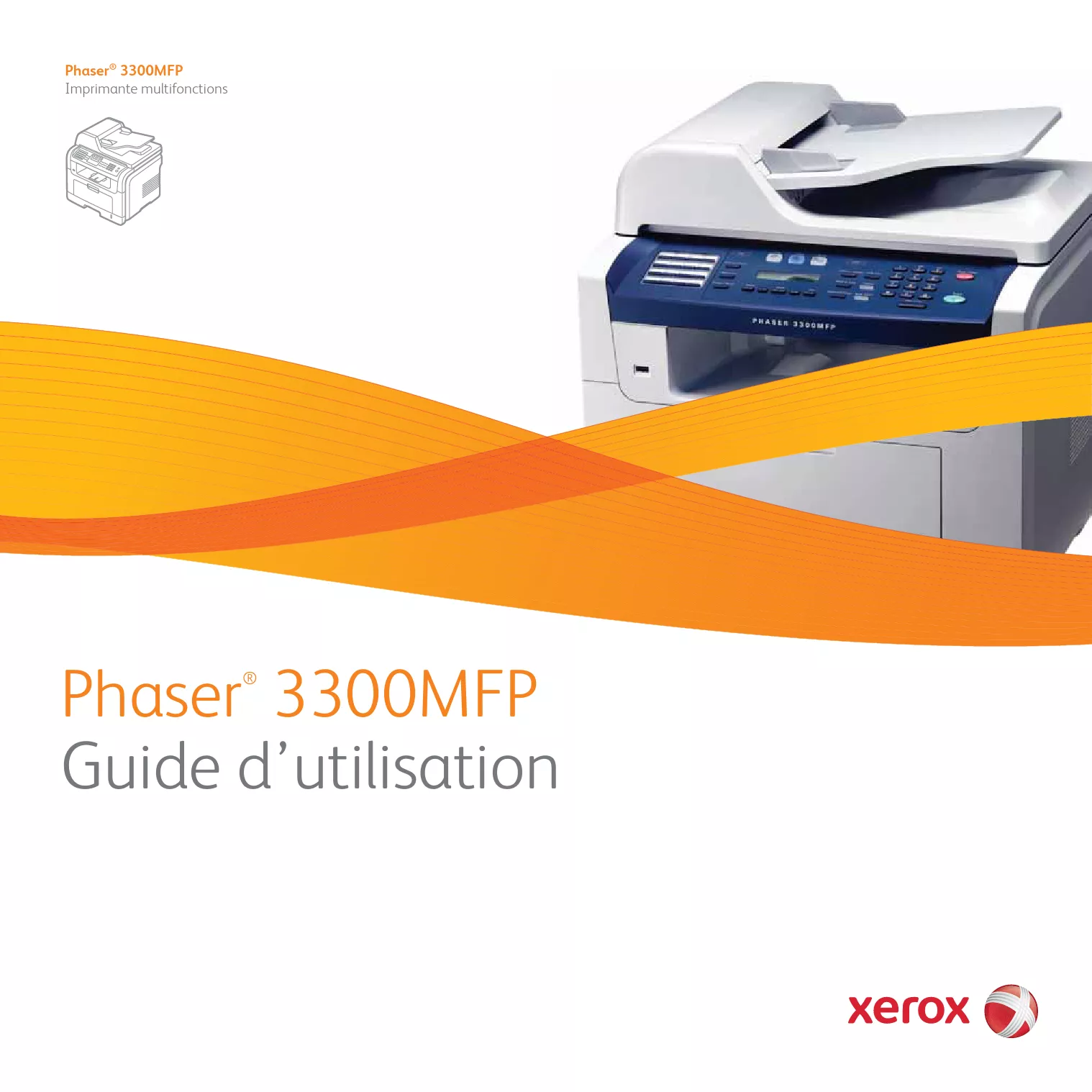 Mode d'emploi XEROX PHASER 3300MFPV/X