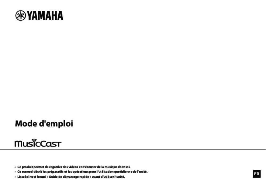 Mode d'emploi YAMAHA MUSICCAST RXA670